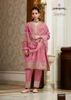 Sneha By Rangoon Ho Embroidery Flair Kurti With Bottom Dupatta
